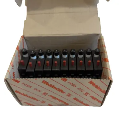 NEW LOT OF 10 WEIDMULLER 9101703500 CIRCUIT BREAKER