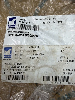 NEW Sabroe 4514.014