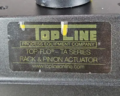 TopLine TS083-6 Top-Flo TA Series Rack & Pinion Actuador /F05-07 CF8M Loc6C-13