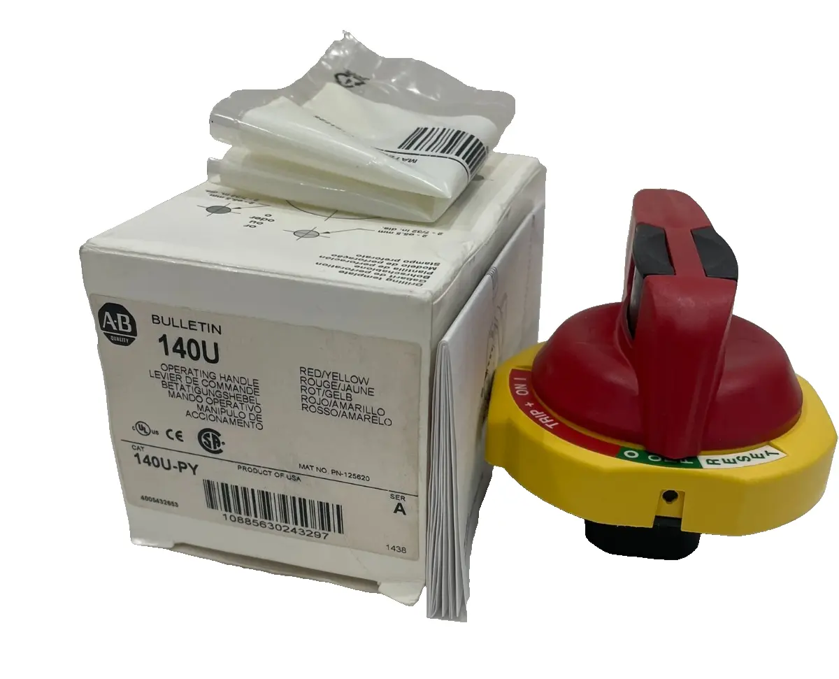 ALLEN BRADLEY 140U-PY OPERATING HANDLE SER. A 140UPY NEW, SURPLUS