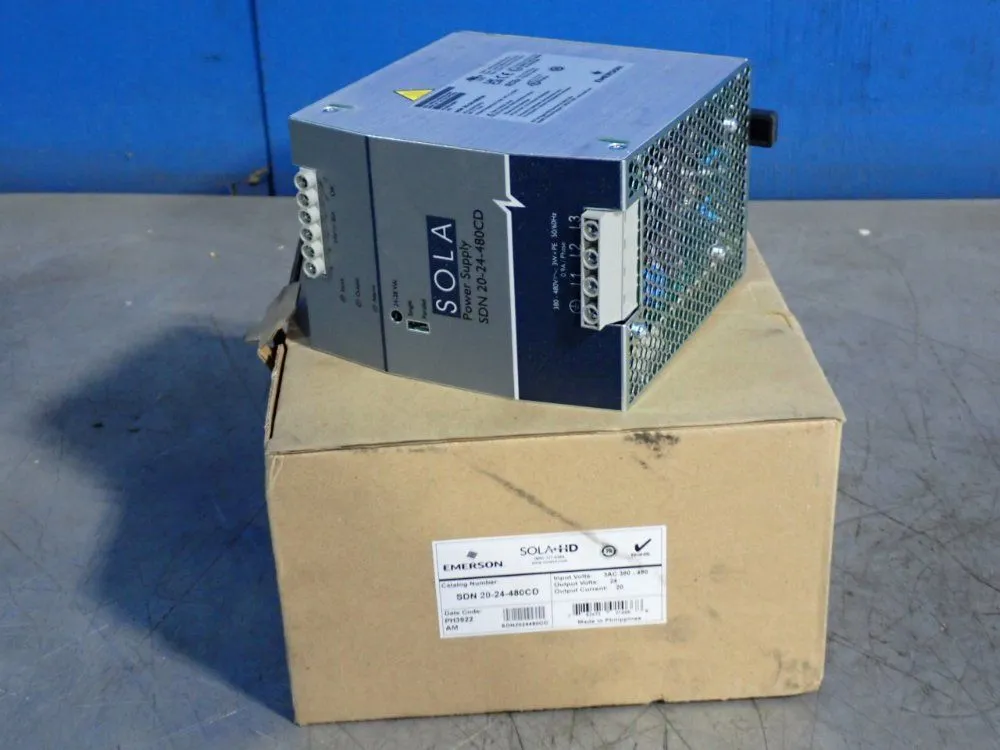 Used EMERSON SD2024480CD DIN Rail Power Supplies Ohio US | HGR 24 #1020194
