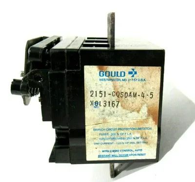 USED GOULD 2151-CQSDAM-4-5 RELAY 2151CQSDAM45