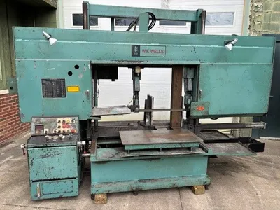 Used 1998 W.F. WELLS B-25-2 Horizontal Band Saws Illinois US | Myers Technology Co., LLC #11884