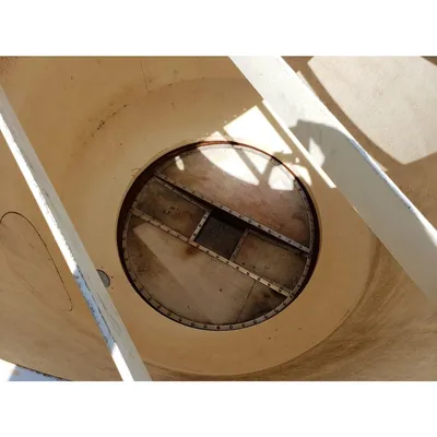 Used 175 cu/ft KISE Air Pad Bin Bottom Receiving Hopper