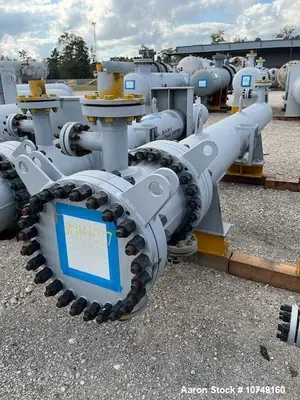Used 333 Sq Ft Heat Exchanger, Duplex 2205 Construction, 662 PSI Shell Rating, 2023