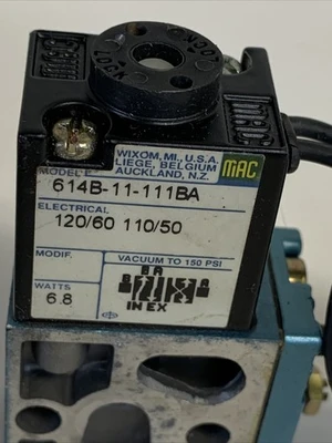 Used MAC VALVES INC 614B-11-111BA PLC Processors Indiana US | J&J Industrial Supply #518681