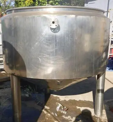 Tank, 425 Gallon, 316 Stainless Steel, 59" x 32", Jacketed, OT/CB #S743437