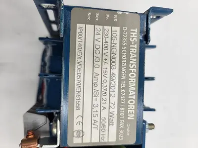 Used THS THS TRANSFORMER 615588 | 105-NGN003 Transformers | ND Industrial Surplus #1225350