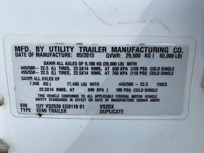 2013 UTILITY TRAILER MFG . SEMI TRAILER | Levy Recovery Group (9)