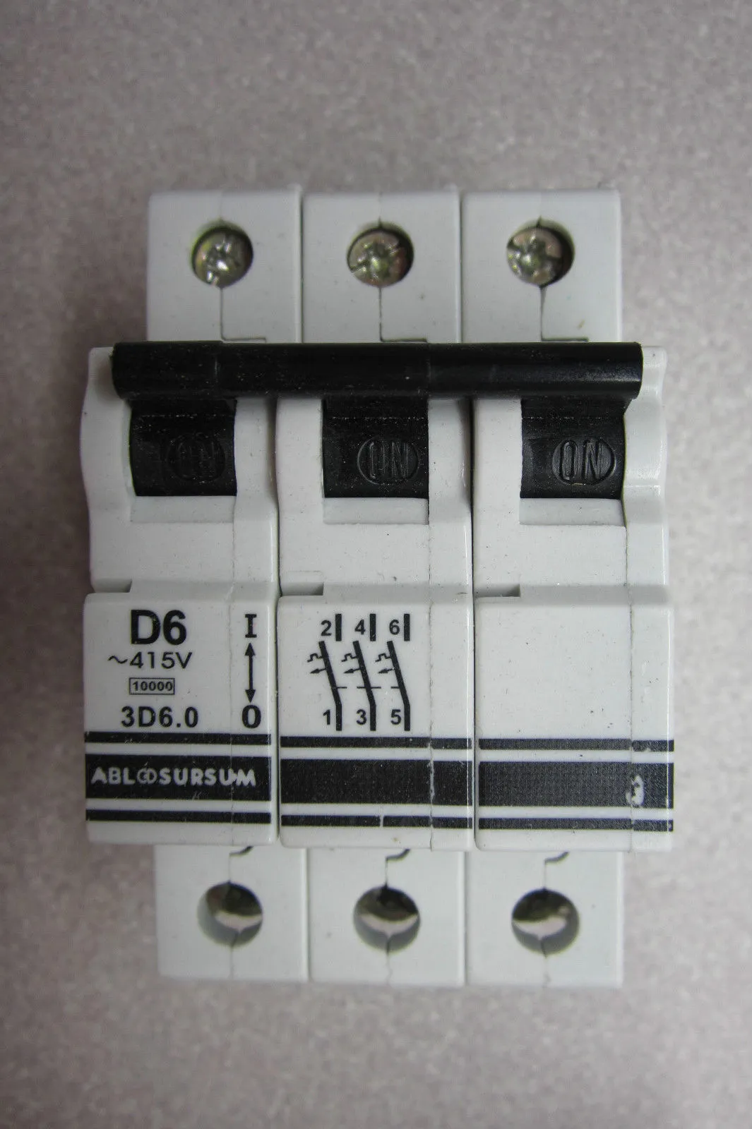 NEW ABL SURSUM V-EA MULTIPHASE CIRCUIT BREAKER D6 415V
