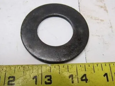 1-1/8" Black Oxide Structural Flat Washer Steel 0.144 Thick 2.250" OD Lot of 47