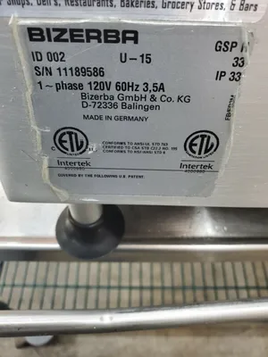 Bizerba GSPH 2015 Manual Deli Slicer Fully Refurbished Works Great!