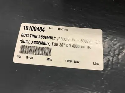 Beloit 30 inch DD4000 Refiner Quill (NEW or Rebuilt))