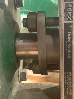 Fisher 12" -150# Stainless Steel Butterfly Valve Type 8510