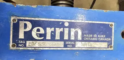 Used Perrin Filter Press, Recessed Plate, Gasketed, 470 Mm X 470 Mm, Polypropylene