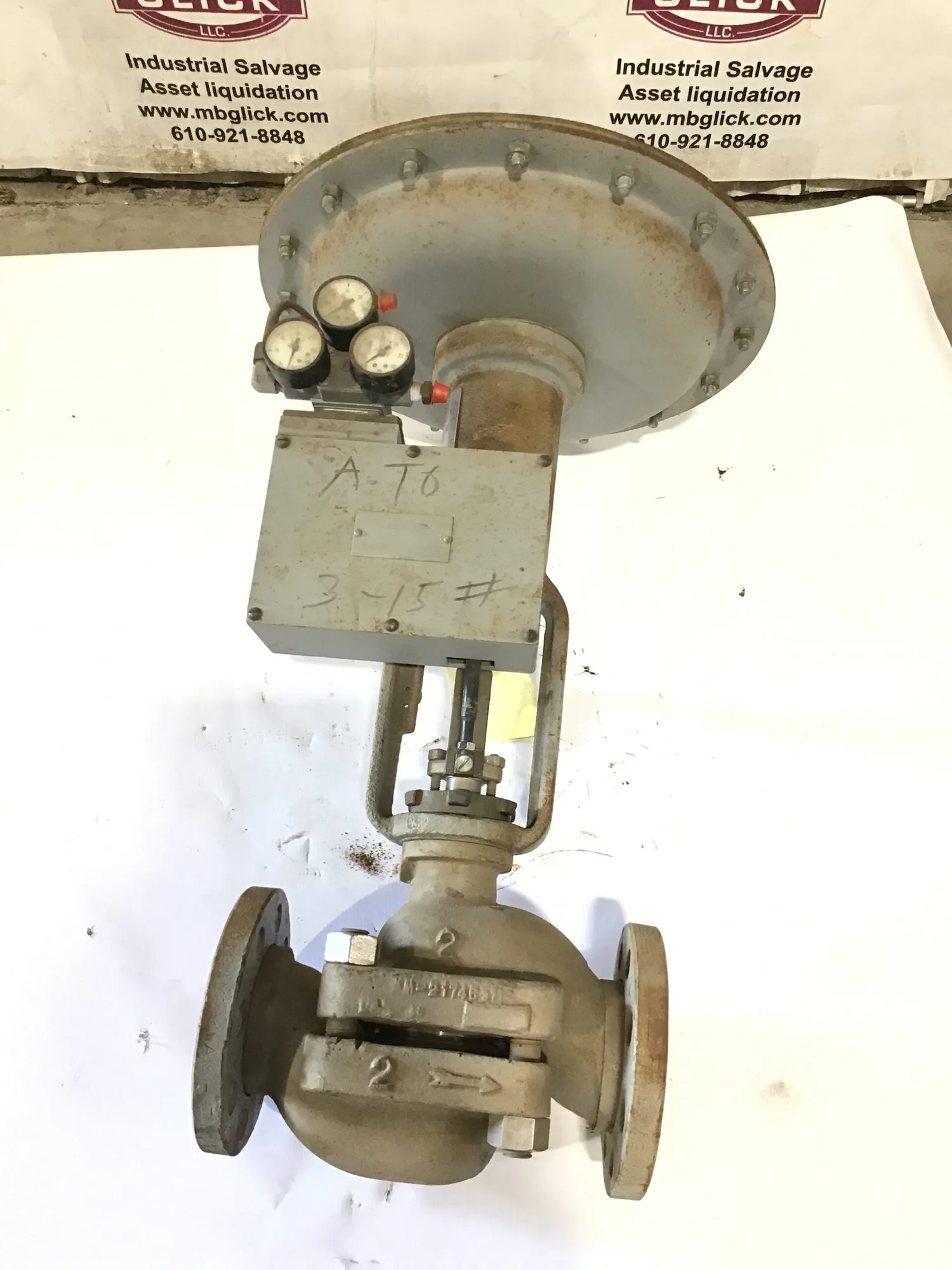KM DV-9017 Stainless Steel Globe Control Valve 2″ Valve Body