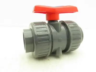 Simtech VBXV208  2" PVC Ball Valve Socket/Threaded Fittings True Union  Lot of 3