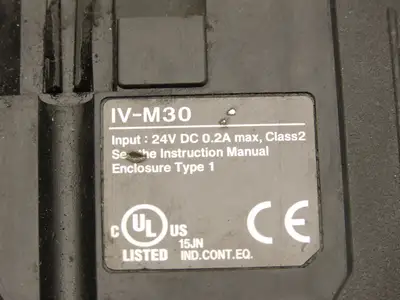 Keyence IV-M30 Touch Screen Intelligent Monitor for Vision Sensor 24VDC