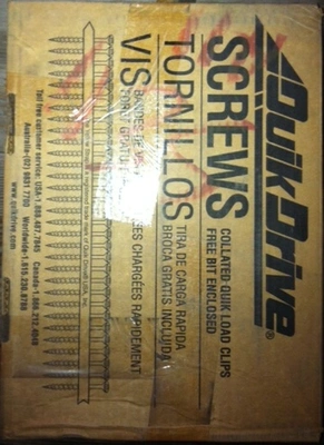 Screws,No.X1S1016, 5/16 HEX #10x1",Approx.1500 screws per box(33)Boxes Available
