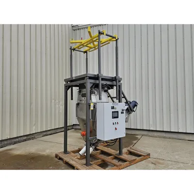 Used Spiroflow Bulk Bag Discharger Loss in Weight Batching System w/Flex Screws