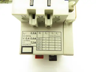 Klockner Moeller PKZM 1-0,6 Manual Motor Starter 1/2 HP 660V 3Ph Lot Of 9