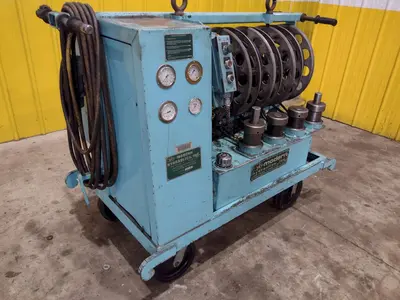 40 TON MODERN HYDRAULICS 4 CYLINDER PORTABLE HYDRAULIC DIE SETTING & SEPARATING SYSTEM: STOCK #23775