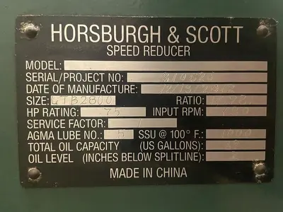 USED HORSBURGH & SCOTT LTB2800