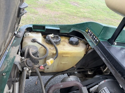 (1) 2017 E-Z-Go golf cart with a Kawasaki gas engine, model 625111G01,includes canopy, ball cover, c...