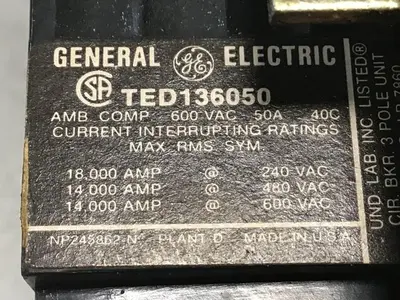 USED GE TED136050