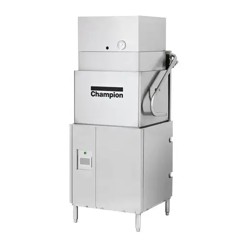 Champion DH-6000-VHR Genesis Ventless High Temp Door Type Dishwasher W/ 40 Racks/hr Capacity, Built-In Booster, 208v/3ph