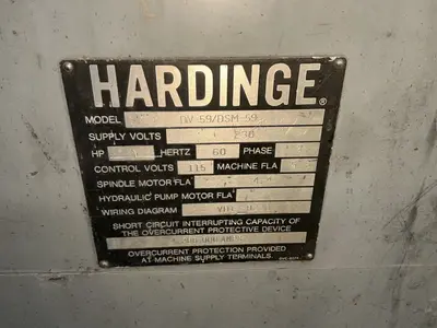 Used HARDINGE DV59/DSM59 Precision Lathes Ohio US | HGR 24 #1460141