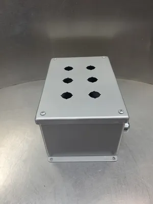 HOFFMAN E6PBXM Steel Electrical Enclosure, 6-Switch Mount. 4B-32