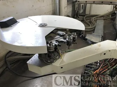 USED 2014 SCMI ROUTECH ACCORD 40 NST CNC ROUTER WITH PANEL LOADER