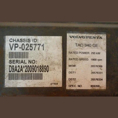 Volvo Penta 225 kW Diesel Generator