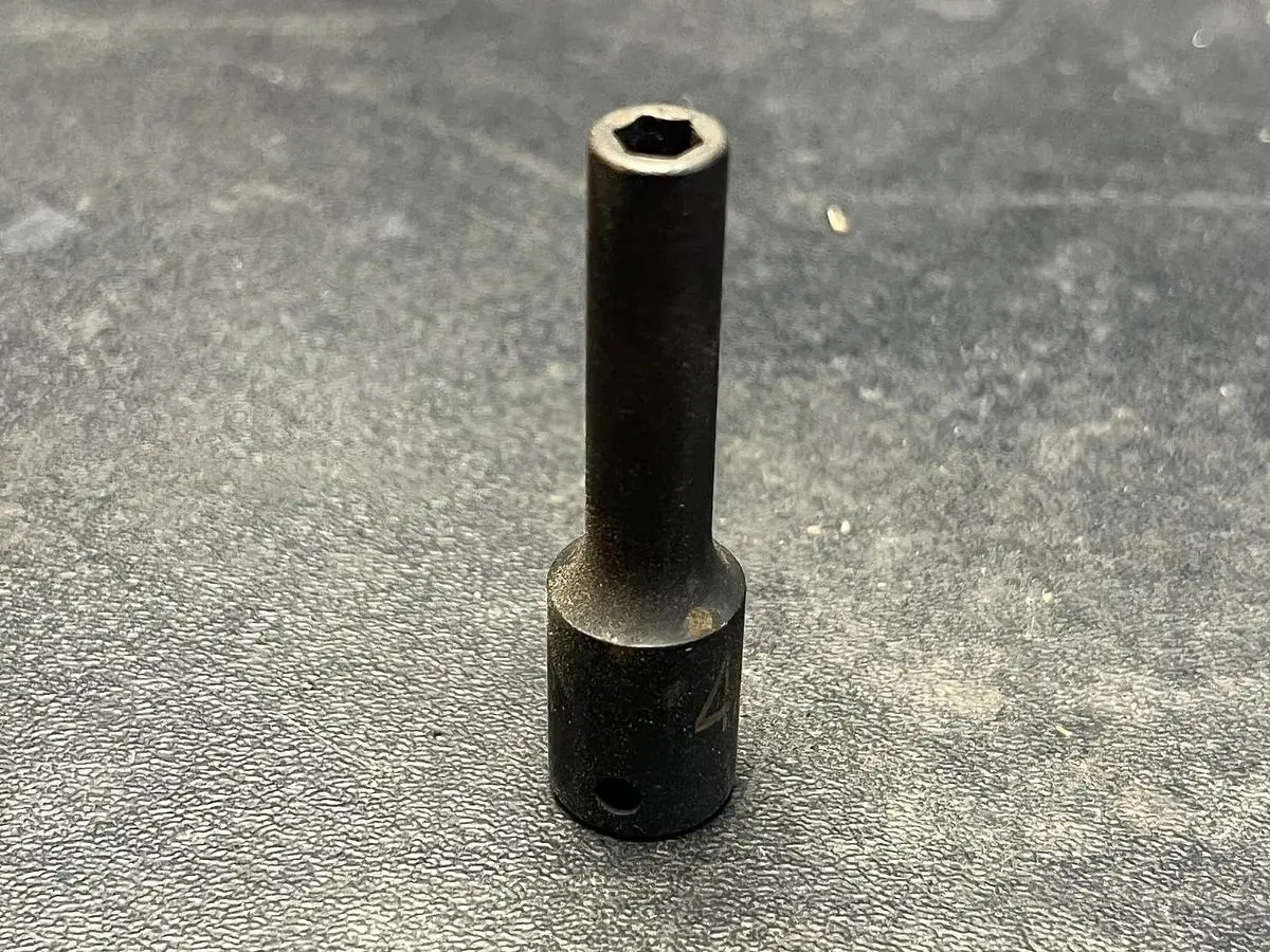 MATCO Tools "ADV" ADP4.5M6V, 1/4" Drive 4.5mm. 6Pt. Impact Socket, 2" Deep
