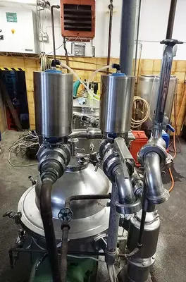 Westfalia SAMR 5036 wine clarifier centrifuge, 316SS.