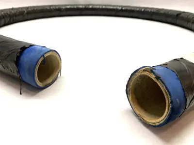 USED MILKMATE 40MM X 5,5/6 BAR BLUE HOSE 195CM LENGTH