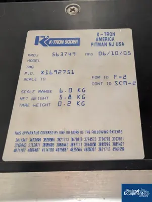 USED KTron KTron Micro Feeder, Model K-PH-CL-MT12