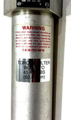 NEW SCHROEDER NF301NNZ10S5D PRESSURE FILTER SERIES A