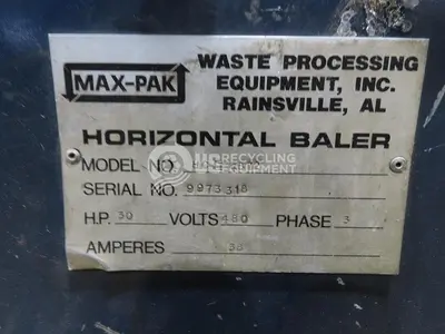 USED MAX PAK HCE4872 BIG MOUTH, CLOSED DOOR HORIZONTAL