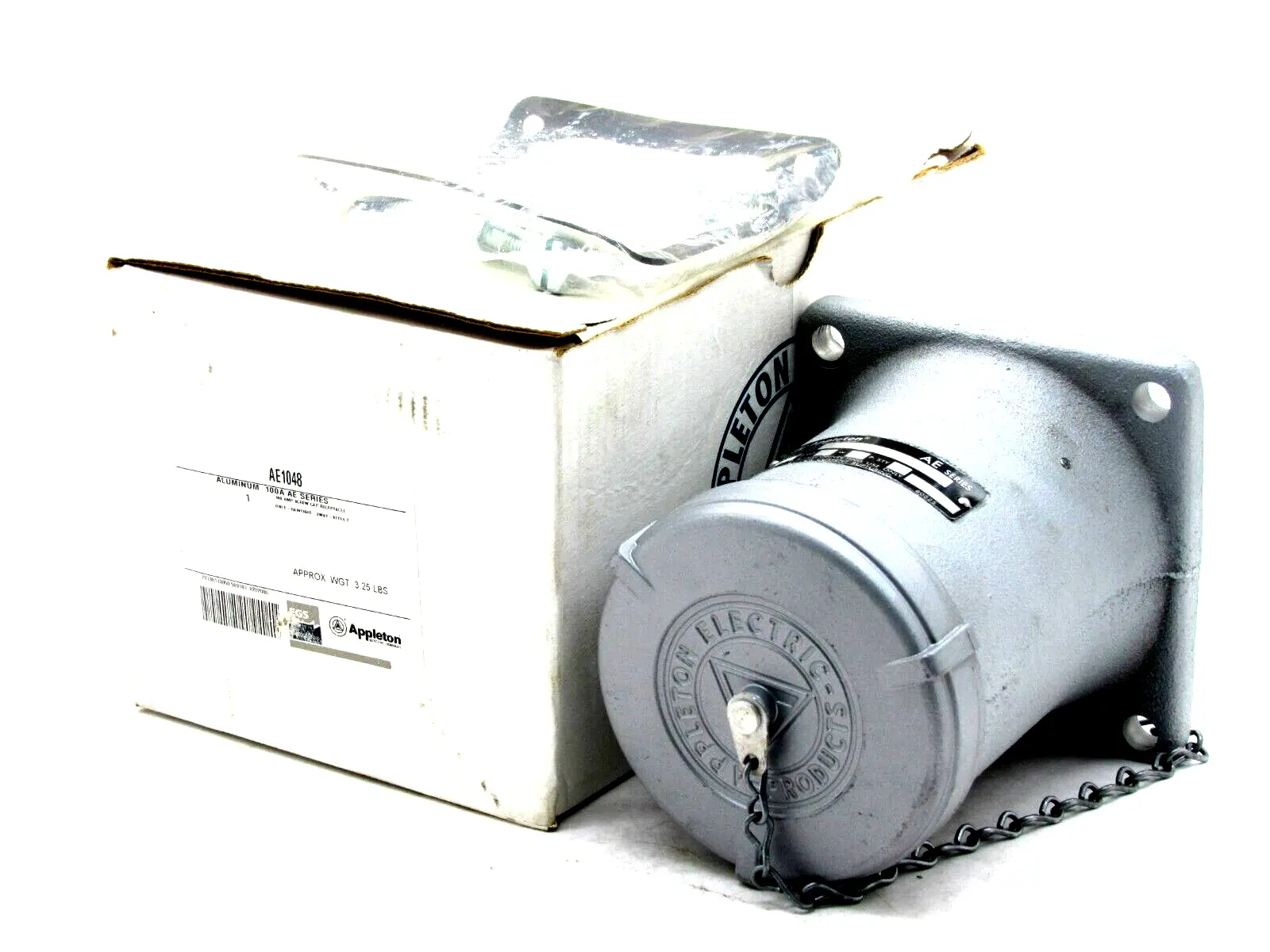 NEW APPLETON AE1048 SCREW CAP RECEPTACLE 100AMP