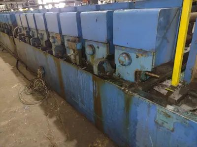 17 STAND X 4" X 48" B&K MODEL #2B-35 RAFTED ROLLFORMER: STOCK #18127