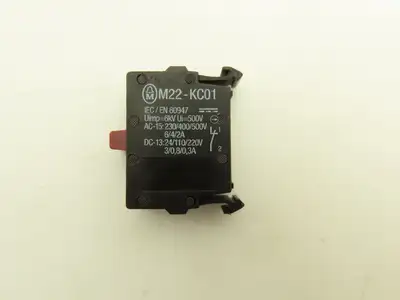 Moeller FAK-S/KC11/I Palm Switch NC Or NO Black Button 3.5" X 3.5" Door Opener