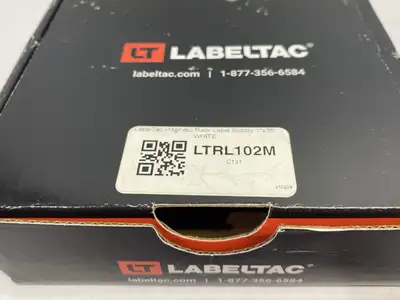New | in-Stock LABELTAC MAGNETIC RACK LABEL 1" X 25' ROLL, WHITE Label Printers | Maverick Industrial Sales #1099045