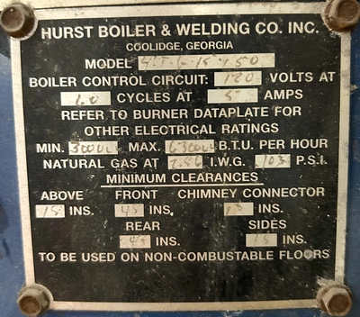 Used _UNKNOWN_ _UNKNOWN_ Boilers Georgia US | Harrell Machinery Sales Inc #1298740