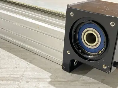 USED TOLOMATIC RODLESS BELT DRIVE ACTUATOR 43" STROKE