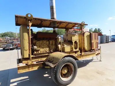Delco I-4634 GM 125kw 3Ph Generator Detroit Diesel 6 Cylinder 240/480V Backup