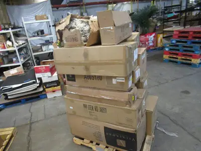 Pallet of Store Overstock and Ecommerce Product and Returns - Vickerman Christmas