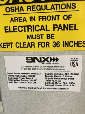 Used 2021 SNX NVISION G 2 Edge Banders Texas US | MachineryMax #1403203