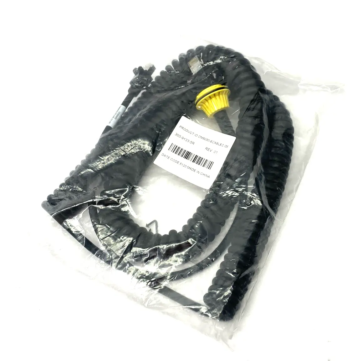New | in-Stock Cognex DataMan Reader Ethernet Coiled cable, 5m 300-9133-5R Cable & Wire Michigan US | Maverick Industrial Sales #1392574